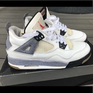 Jordan 4 White Cement Sz 6.5